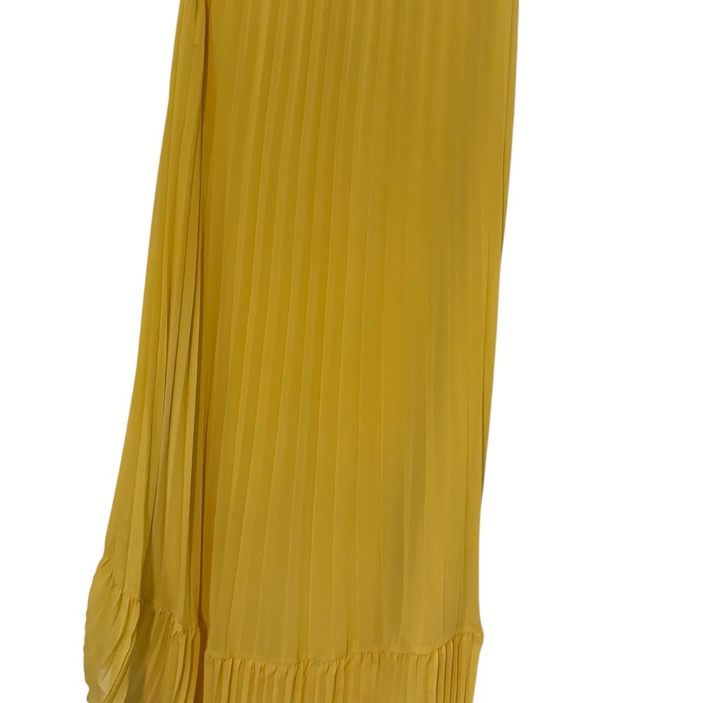 NWT | Women’s Madison A-Line Skirt | Vibrant Yellow | Pleats & Ruffle | Stunning - Picture 9 of 14